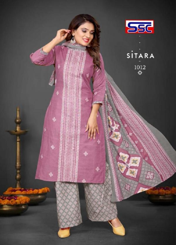 ssc sitara vol 2  Printed Cotton Dress Material Collection